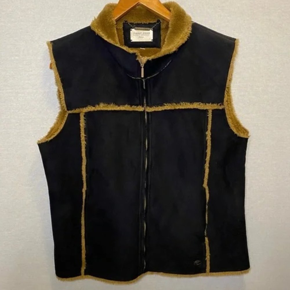 Point Zero Nicole Benisti Furs Black Vest Women’s Size XL